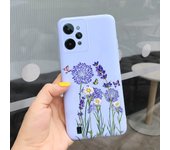 For Oppo Realme C31 Case RMX3501 Soft Liquid Silicone Daisy Beauty Flowers Back Cover For Realme C31 C 31 RealmeC31 Coque Funda