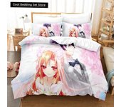 Anime Sword Art Online Bedding Sets Home Textile Pillow Case 3D Bed Linen Duvet Covers Kids Gift Bed Set Home Textiles Bedding