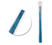 Party Headdress Long Straight Sparkly Ponytail Rainbow Silk Hair Extensions Braiding Headdress Sparkle Shiny Hair Tinsel