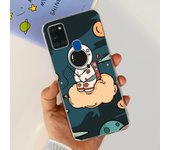 Matte Phone Case For Samsung galaxy A21S Smart Phone Cover Soft Silicone TPU Back Cover For Samsung A21s Galaxy Football Cartoon