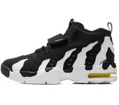 Versión coreana de zapatos de vaca, jogging de suela gruesa de cuatro estaciones que aumenta la altura, zapatos con colchón de aire en blanco y negro