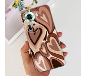 For Oppo Reno11 CPH2599 Case Reno8 T 4G CPH2599 Cover Soft TPU Clear Silicone Bumper Flower Women Fashion Coques Capa Reno 11 5G