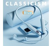 VAORLO 26 Hours Play Neckband 6D Surround Sound Bluetooth Earphone With HD Mic Wireless Earphones TYPE-C Fast Charging Headset