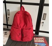 Estudiante, gran capacidad, mochila, universidad, mochila escolar, lona, nuevo estilo, color sólido, literario, mochila