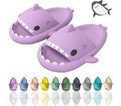 Shark Slippers,Comfortable Summer Cartoon Shark Flip Flops,Thick Sole Non-Slip Beach Flip Flops,Fun Quick Drying Pool Sandals
