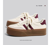 Women Casual Shoes 2024 New Design Women's Vulcanized Shoes Retro Sports Shoes Fashion Chunky Sneakers Female
