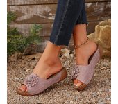 Limp Heel Fish Mouth Open Toe Sandals,Zapatos de verano de moda