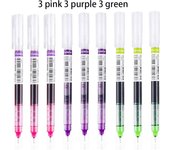 12 Colors Quick-Drying Gel Pen Set School Office Journals Drawing Art Markers Straight Liquid Rollerball Pen Rolling Ball Pens