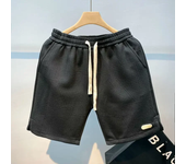 Men's shorts four seasons Running Short for Men Casual Jogging Short Pants Wave Pattern Solid Color Drawstring man Sports Shorts