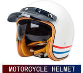 Cascos vintage 3/4» para hombre y mujer, protección de la cabeza para scooters cruiser.