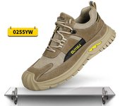 Zapatos de seguridad ANTIPERFORACIONES para hombre, zapatillas de trabajo transpirables con punta de acero, antideslizantes