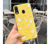 For Samsung Galaxy A40 Phone Case Soft Matte Silicone Shockproof Back Cover For Funda Samsung A40 A405F A 40 Astronaut Feather