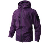 Chaqueta Esquí Montaña para Hombres en Otoño-Invierno Impermeable, Cierre Cremallera, Forro de Poliéster