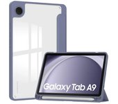 Smart Cover For Samsung Galaxy Tab 8.7 inch SM-X110/X115 Soft TPU Back With Pencil Case Holder Funda Para for tab A9 8.7"2023