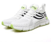 Zapatos deportivos para hombre, zapatos para correr transpirables de punto con mosca de verano