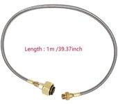 Camping stove propane filling fuel tank connection line, outdo burner connect, liquefied petroleum gas cylinder hose