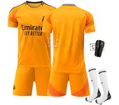 Adult 2425 Real Madrid Home Football Uniform Suit Correct Version No. 9 Mbappe Jersey With Socks 5 Bellingham Factory