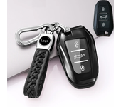 Funda de TPU para llavero de coche, carcasa con 3 botones para Peugeot 308, 408, 508, 2008, 3008, 4008, 5008
