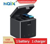 HQIX for GoPro Hero 9 10 11 12 Black Action Camera AHDBT-901 Charger Battery