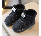 Botas de nieve para niños,Zapatos de algodón,Antideslizantes,Calientes,De felpa,De moda,Para el invierno, 2024