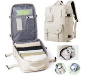 Mochila de Viaje para Mujer, Equipaje de Mano, Mochila Easyjet, Impermeable con cable USB