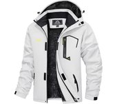 MAGCOMSEN Men's Winter Coats Waterproof Ski Snow Jacket Warm Fleece Jacket Parka With Multi-Pockets