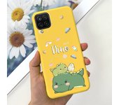 For Funda Samsung Galaxy A12 Ultra Thim Sofu-Touch Matte Liquid Silicone Soft Bumper cover on samsung a12 a125f a 12 galaxy case