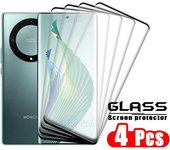 4PCS For Honor Magic 5 Lite Glass Honor Magic 5 Lite Tempered Glass 9H HD Full Curved Screen Protector Huawei Honor Magic 5 Lite