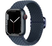 Strap For Apple Watch 44mm 40mm 45mm 41mm 38mm 42mm Elastic braided bracelet iwatch series 7 se 6 8 9 ultra 49mm band