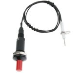 Piezoelectric lighter with button, spark ignition kit, barbecue, camping, hiking, outdoor activities, gas stove, barbecue spare