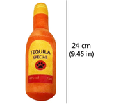 Funny Plush Dog Toys Beer Bottle Shaped Small Large Dogs Squeak Sound Clean Teeth Chew Toy Pets Interactive Playing Supplies