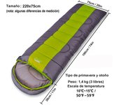 Desert&Fox Camping Sleeping Bag Lightweight 4 Season Warm & Cold Envelope Backpacking Sleeping Bag for Outdoor Traveling Hiking