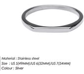 Anillo de mujer anillo de oro anillo de acero inoxidable de lujo anillo de boda de pareja anillo de HILO FINO anillo