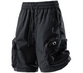 Outdoor Street Men Casual Shorts Summer Solid Loose Breathable Sports Shorts New Fashion Multiple Pockets Cargo Shorts Men