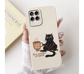 For Samsung Galaxy M53 5G Case SM-M536B Cover Fashion Tulip Flower Square Lens Protective Case For Samsung M33 5G SM-M336B Funda