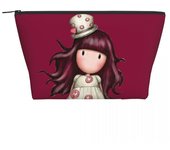 Santoro Gorjuss Doll Makeup Bag For Women Travel Cosmetic Organizer Cute Cartoon Girl Storage Toiletry Bags