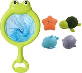 Juguete de baño con luz LED para niños, flotador de goma suave, de inducción, ranas luminosas, para agua de natación, Regalos divertidos