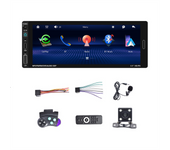 6.9 Inch Car Stereo Single Din Car Radio Carplay Android Auto, HD Touch Screen Car Radio Bluetooth Mirror Link FM EQ SWC