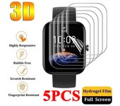 5Pcs For Xiaomi Huami Amazfit Bip 5 U BIT PACE S Lite GTS 2 3 2e GTS4 Mini POP Pro GTS 4 Screen Protector Full Coverage TPU Film