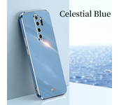 Funda de teléfono con soporte de anillo de dedo chapado para Xiaomi Redmi Note 8 Pro,funda de silicona suave de lujo con soporte