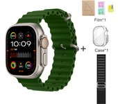 2025 New HK9 Ultra 2 MAX Smartwatch Bluetooth Call Heart Rate Detection Sports Mode Flashlight 1GB Memory AMOLED Compatible with Android IOS Smartwatch