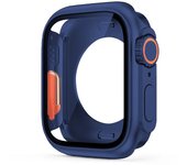 Protector de pantalla para Apple Watch 44mm 45mm 40mm 41mm duro PC delantero trasero parachoques caso para iwatch 9 8 7 6 5 4 Cambio a ultra