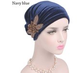 Women Hijab Scarf Velvet Soft Bonnet Turban Hat Chemo Cap Headbands