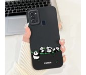 For Samsung Galaxy A21s Case A217 SM-A217F Cover Cute Panda Cartoon Camera Protection Soft Funda For Samsung A21s SM-A217F Coque