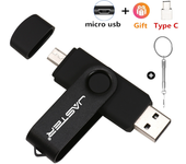 JASTER 3 in 1 USB Flash Drive TYPE-C Adapters Gifts Pen Drive OTG Memory Stick U Disk for Android SmartPhone PC 16G 32G 64GB