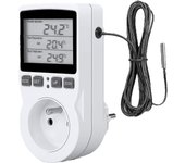 Termostato de refrigeración Digital/calefacción, controlador de temperatura Lcd, 230v, para invernadero, granja