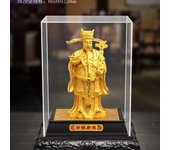 New Ornament with Mid Ribbon, Business Fair Sales, Golden God of Wealth Recruitment Crafts