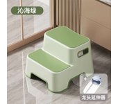 New product: Children's bathroom footstool with double-layer plastic anti slip surface and white handle