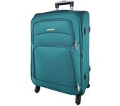 Maleta de Tela/ Lona Pequeña Equipaje de Mano Cabina Trolley 4 Ruedas Giratorias 360°. Tienda DORREGO