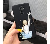 For Redmi 9 Phone Case 6.53 inch Xiaimi Redmi 9 Soft Silicone Phone Cases TPU Back Cover On Capa Redmi9 Cute Bear Cartoon Bumper